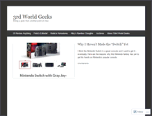 Tablet Screenshot of 3rdworldgeeks.com